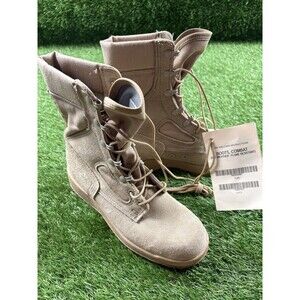 McRae US Army Hot Weather Combat Boots 5.5 R Desert Tan Vibram Military NWT